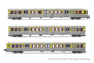 Jouef H0 (DC) SNCF Wendezug-Set RIO 78, TER ex NPDC, Ep. V, 3-tlg.