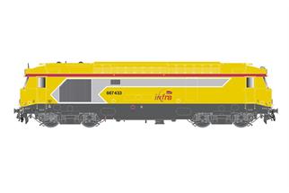 Jouef H0 (DC Sound) SNCF Diesellok BB 667548, Infra, Ep. VI