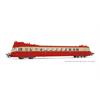 Jouef H0 (DC Sound) SNCF Dieseltriebwagen ABJ 3, rot/beige, Ep. IV