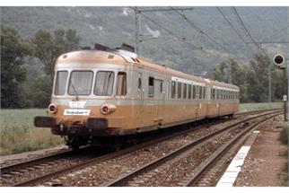 Jouef H0 (DC Sound) SNCF Dieseltriebzug RGP 1, Alpazur, Ep. IV, 2-tlg.