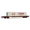 Jouef H0 SNCF Containertragwagen Sgss, 3 Suisses, Ep. V *werkseitig ausverkauft*