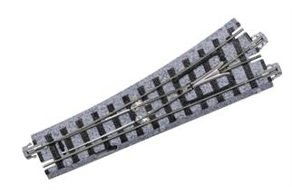Kato 00-9 Unitrack NEP481-15L elektrische Weiche links R481 15°
