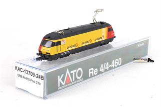 Kato 13709-0 N SBB Elektrolok Re 460 070-6, Die Post (OCC)
