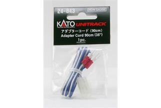 Kato H0/N Unitrack Adapterkabel 2-polig blau-weiss {78501}