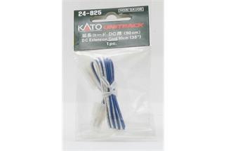 Kato H0/N Unitrack Verlängerungskabel 2-polig blau-weiss [24-825]
