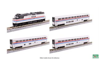 Kato N Amtrak Diesellok EMD F40PH #370 mit Superliner I, Phase III, 4-tlg.
