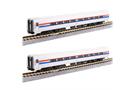 Kato N Amtrak Reisezugwagen-Set Amfleet II, Phase III, 2-tlg.