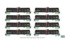 Kato N GBRX Greenbrier 30500 Gallon DOT117 Tank Car Set B, 8-tlg.