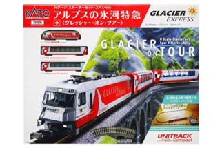 Kato N RhB Startset Ge 4/4 III 651 mit Glacier Express [10-021]