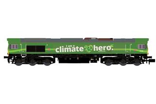 Kato N (Sound) DB AG Diesellok Class 66, Climate Hero, Ep. VI