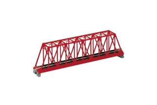 Kato N Unitrack S248T Kastenbrücke rot 248 mm, 1-gleisig {77200}