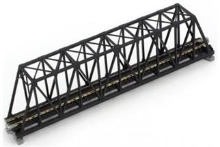 Kato N Unitrack S248T Kastenbrücke schwarz 248 mm, 1-gleisig {77204}