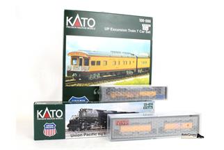 Kato N UP Zugset Excursion Train mit Big Boy, SD70ACe und Wassertender, 11-tlg. (OCC)