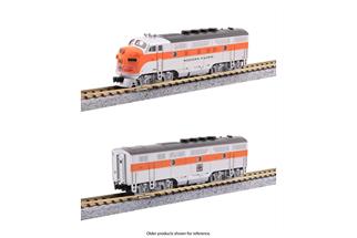Kato N WP Diesellok-Set EMD F3A #801 + F3B #801B, 2-tlg.