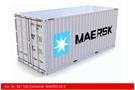 Kiss 1 20'-Container Maersk, grau