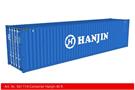 Kiss 1 40'-Container Hanjin, blau