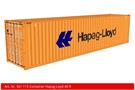 Kiss 1 40'-Container Hapag-Lloyd, orange