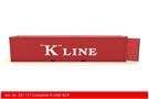 Kiss 1 40'-Container K Line, rot