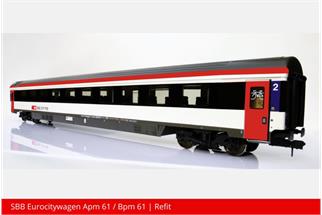 Kiss 1 SBB Personenwagen Apm 61, Refit