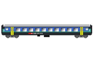 Kiss 1 SBB Personenwagen EW II A, Papagei