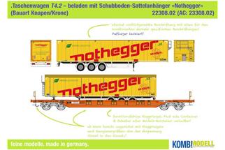 KombiModell H0 (AC) Wascosa Taschenwagen T4.2 Nothegger