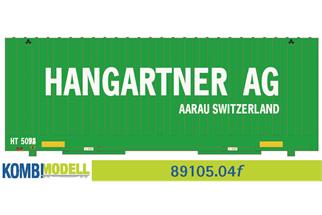 KombiModell H0 Thyssen Cargo-Box, Hangartner AG Aarau Switzerland