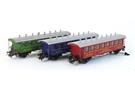 Liliput H0 Feldschlöschen-Gästzug, blau/rot/grün, 3- tlg. (OCC)