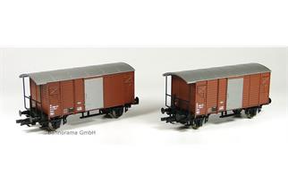 Liliput H0 SBB Güterwagen-Set K2 ohne Bremserhaus, 2-tlg. (Sonderserie Schweiz)
