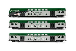 Lima H0 (DC) Trenord Doppelstockwagen-Set Vivalto, Ep. VI, 3-tlg.