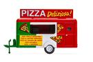Lima H0 Imbissanhänger Pizza *werkseitig ausverkauft*