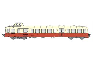 LS Models H0 (AC Digital) SNCF Dieseltriebwagen XBD 3846, rot/creme, Ep. IVb