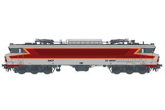 LS Models H0 (AC Digital) SNCF Elektrolok CC 6505, Arzens betongrau, Ep. IV