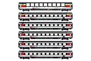 LS Models H0 (AC) SBB Reisezugset EC 8/9 Hamburg-Altona - Zürich HB, Ep. VI, 6-tlg.