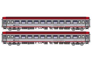 LS Models H0 CD Liegewagen-Set Bcmz 284, 2-tlg.