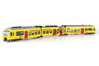 LS Models H0 (DC) BLS Triebzug RABe 525 NINA Login, 3-tlg.