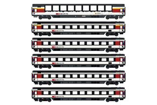 LS Models H0 (DC) SBB Reisezugset EC 8/9 Hamburg-Altona - Zürich HB, Ep. VI, 6-tlg. *werkseitig ausverkauft*