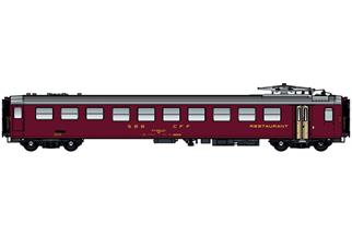 LS Models H0 (DC) SBB Speisewagen EW I WR, rot, Ep. IVa