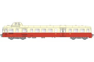 LS Models H0 (DC) SNCF Dieseltriebwagen X 3893, rot/creme, Ep. IIIb