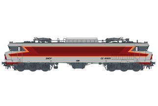 LS Models H0 (DC) SNCF Elektrolok CC 6505, Arzens betongrau, Ep. IV