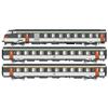 LS Models H0 (DC) SNCF Reisezugwagen-Set Corail B6Dux/B11tu/A10tu, Ep. IV, 3-tlg.