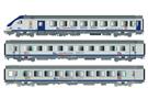 LS Models H0 (DC) SNCF Wagenset , TER PACA, sigle carmillon, 3-tlg.