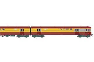LS Models H0 (DC Sound) SNCF Post-Dieseltriebzug XP 94750-57, PTT, Ep. IV-V, 2-tlg.