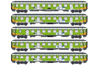 LS Models H0 RDC Zugset Alpen-Sylt Express, Ep. VI, 5-tlg.