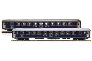 LS Models H0 SBB Liegewagen-Set UIC-Z2 Bcm, Ep. IV, 2-tlg