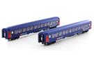 LS Models H0 SBB Personenwagen-Set UIC-X Bpm, Sleeperette, Ep. V, 2-tlg.