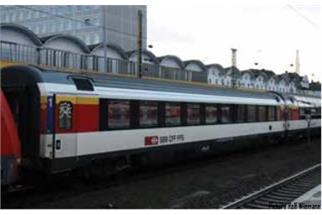 LS Models H0 SBB Reisezugwagen EC Apm 61, 1. Klasse, weiss/rot/schwarz, Ep. VI