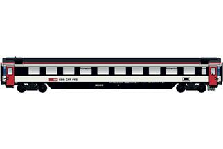 LS Models H0 SBB Reisezugwagen EC Bpm 61, 2. Klasse, Refit, Ep. VI