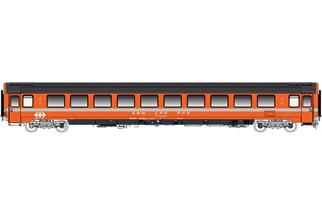 LS Models H0 SBB Reisezugwagen UIC-Z1 Bpm, orange C1, 2. Klasse, Ep. V