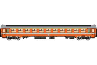 LS Models H0 SNCB Reisezugwagen I10 A11, 1. Klasse, orange C1, Ep. IVb