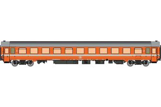 LS Models H0 SNCB Reisezugwagen I10 B11, 2. Klasse, orange C1, Ep. V